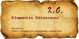 Klementis Odisszeusz névjegykártya